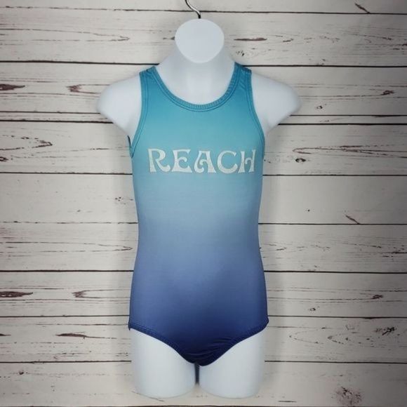 Garland Active Wear reach blue child large Leotard - Picture 1 of 9